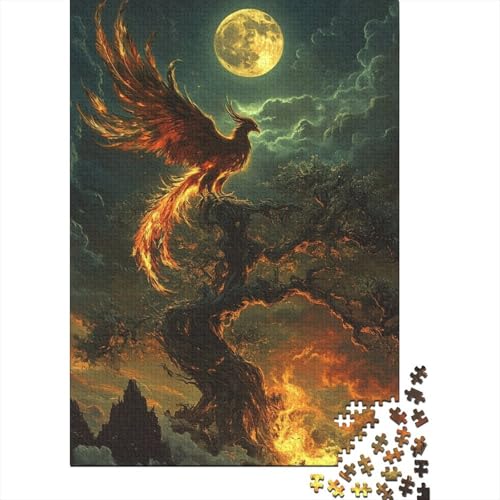 Phoenix Puzzle 1000 Teile Schwer Puzzle Spielzeug Pädagogisches Spiel Impossible Herausforderung Spielzeug Für Erwachsene Und Kinder Ab 14 Jahren 1000pcs (75x50cm) von CHCAIOVO