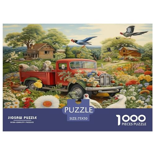 Ranches Puzzle 1000 Teile Erwachsener Kniffel Spaß Für Die Ganze Familie - Abwechslungsreiche 1000 Puzzleteilige Motive Puzzlespiel Erwachsene, Puzzel 1000pcs (75x50cm) von CHCAIOVO