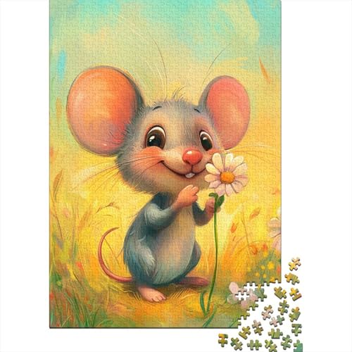 Rattete Puzzle 1000 Teile Schwer Puzzle Spielzeug Pädagogisches Spiel Impossible Herausforderung Spielzeug Für Erwachsene Und Kinder Ab 14 Jahren 1000pcs (75x50cm) von CHCAIOVO