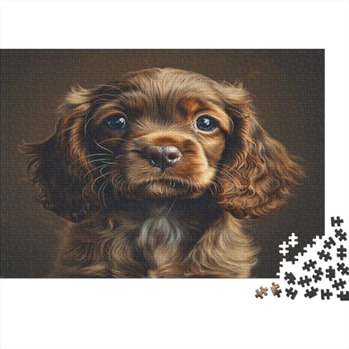 Springer Spaniel Puzzle 1000 Teile Erwachsene Puzzles Für Erwachsene Klassische Puzzles 1000 Teile Erwachsene Puzzlespiel Schwer Pädagogisches Spielzeug Erwachsene Kinder Puzzel 1000pcs (75x50cm) von CHCAIOVO