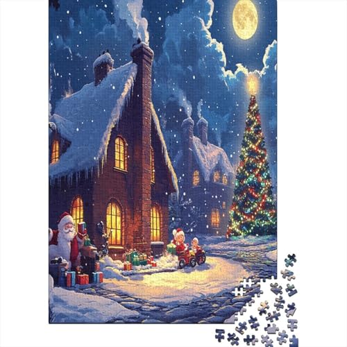 Weihnachtsbaum Puzzles 1000 Teile Schwer Puzzle Spielzeug Lernspiel Impossible Herausforderung Spielzeug Für Erwachsene Und Kinder in Bewährter 1000pcs (75x50cm) von CHCAIOVO
