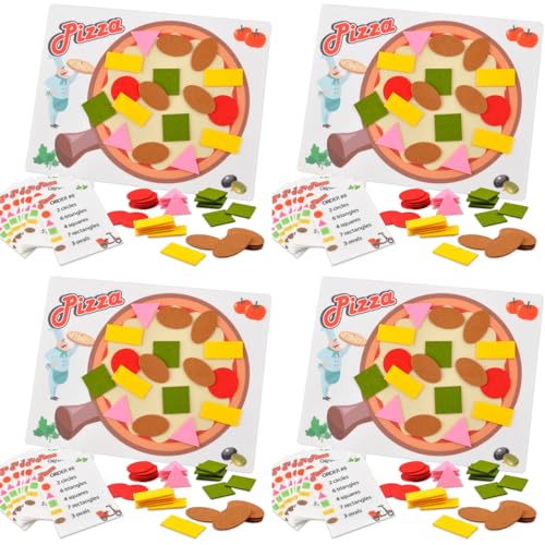 CHEFAN Pizza-Zählspielzeug für Kleinkinder, Zahlenlernspielzeug, Vorschule, Mathematikspiele, Manipulative für Vorschule (4 Packungen CHEFAN Pizza-Zählspielzeug für Kleinkinder, Zahlenlernspielzeug, Vorschule, Mathematikspiele, Manipulative für Vorschule (4 Packungen von CHEFAN