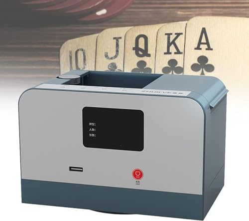 Automatische Kartenmischmaschine, vollautomatische intelligente Karten-Dealing-Maschine, 360° drehbare Vollautomatische Pokermaschine von CHEKZ