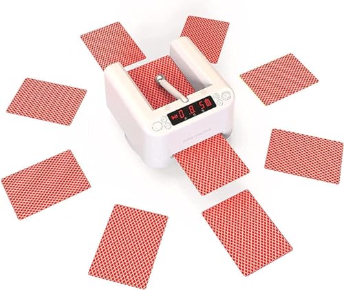 Intelligente Kartenhändler-Maschine, tragbare elektrische Kartenhändler-Maschine, um 360° drehbare Kartenspaltmaschine, unterstützt 1 bis mehrere Kartendecks von CHEKZ