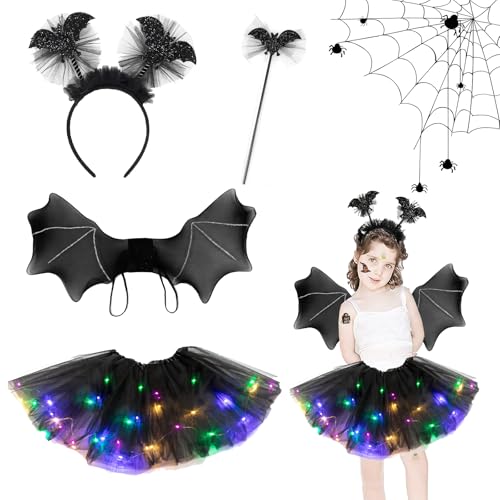 Fledermaus Kostüm Kinder,Fledermaus Kostüm Mädchen,Halloween Kostüm Kinder,Halloween Party Kostüm,Flügel und Zauberstab,für Karneval,Fasching,Mottoparty,Cosplay Party Fledermaus Kostüm Kinder,Fledermaus Kostüm Mädchen,Halloween Kostüm Kinder,Halloween Party Kostüm,Flügel und Zauberstab,für Karneval,Fasching,Mottoparty,Cosplay Party von CHENBOOW