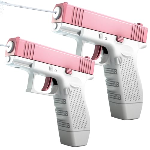 Wasserpistole für Kinder,2 Stück Spritzpistole Kunststoff,Wasserpistole Kinder,Wasserpistole Klein,Spritzpistole Wasser,Outdoor Aktivität Wasserkampf,für Strände und Wasserschlachten im Freien von CHENBOOW