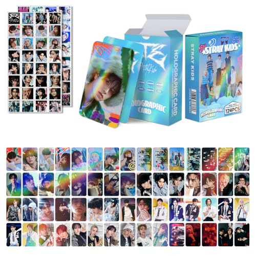 124PCS Kpop Stray-K Karten,Kpop Stray-K Holographic Fotokarten,Stray-K Album Karten,Kpop Stray-K Merch Mini Fotokarten Set Fans Geschenk 124PCS Kpop Stray-K Karten,Kpop Stray-K Holographic Fotokarten,Stray-K Album Karten,Kpop Stray-K Merch Mini Fotokarten Set Fans Geschenk von CHENGLI