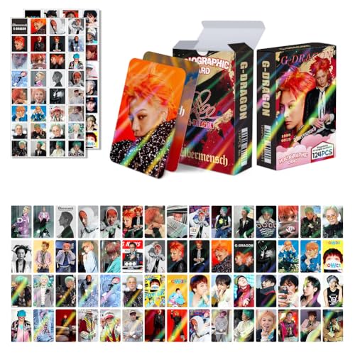 CHENGLI 124PCS Kpop GD Karten,Kpop GD Fotokarten,GD Album Karten,Kpop GD Merch Mini Fotokarten Set Fans Geschenk CHENGLI 124PCS Kpop GD Karten,Kpop GD Fotokarten,GD Album Karten,Kpop GD Merch Mini Fotokarten Set Fans Geschenk von CHENGLI