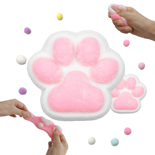3PCS Katzenpfoten Squishy Set, Cat Paw Taba Squishy Pfote, Süße Weiche Katzenpfoten, Stressabbau & Entspannung für Kinder/Erwachsene, Perfekt Gegen Langeweile 3PCS Katzenpfoten Squishy Set, Cat Paw Taba Squishy Pfote, Süße Weiche Katzenpfoten, Stressabbau & Entspannung für Kinder/Erwachsene, Perfekt Gegen Langeweile von CHENINKJG