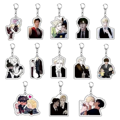 13 Pcs Codename Anastasias Figuren Anhänger Cool Charakter Cosplay Zubehör Acryl Kette Schmuck 13 Pcs Codename Anastasias Figuren Anhänger Cool Charakter Cosplay Zubehör Acryl Kette Schmuck von CHENJIRA