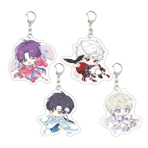 4 Love Deepspace Figuren Acryl Anhänger Sylus Rafayel Shenxinghui Zayne Caleb Cosplay Zubehör Acryl Kette Schmuck von CHENJIRA