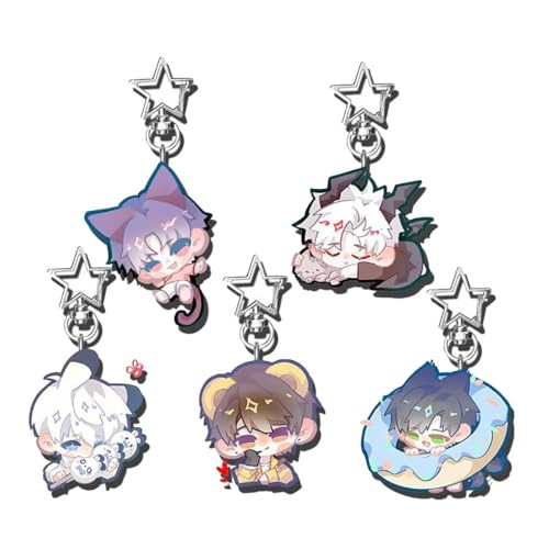 5 Love Deepspace Figuren Acryl Anhänger Sylus Rafayel Shenxinghui Zayne Caleb Cosplay Zubehör Acryl Kette Schmuck 5 Love Deepspace Figuren Acryl Anhänger Sylus Rafayel Shenxinghui Zayne Caleb Cosplay Zubehör Acryl Kette Schmuck von CHENJIRA