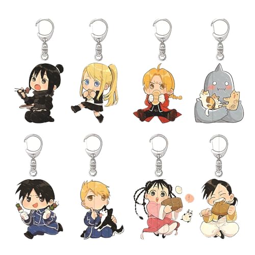 8 FullmetalAlchemists Anhänger Cartoon Charakter Cosplay Zubehör Acryl Kette Figuren Schmuck 8 FullmetalAlchemists Anhänger Cartoon Charakter Cosplay Zubehör Acryl Kette Figuren Schmuck von CHENJIRA