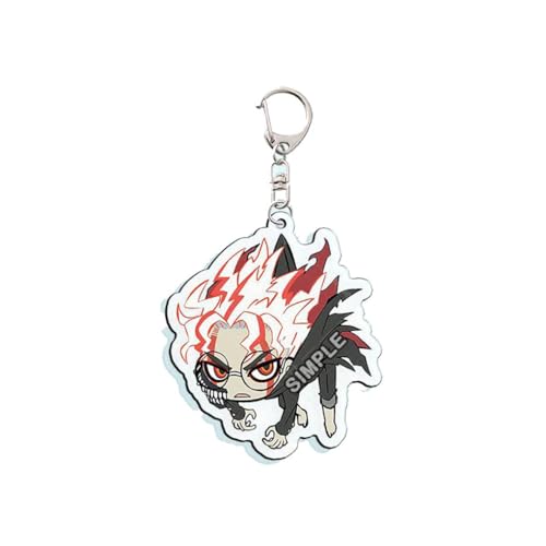 Anime Dandadans Figuren Anhänger Niedlich Charakter Cosplay Zubehör Dandadang Acryl Kette Schmuck (B) von CHENJIRA