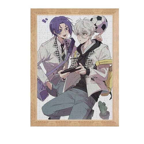 Blau Lock Anime Puzzle - Blau Lock Nagi Figur Holz Puzzles 120pcs 20 * 25cm (C) von CHENJIRA