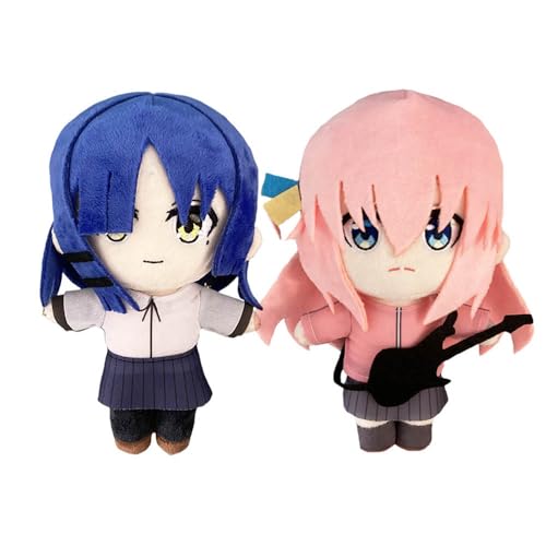 Bocchi Rocks Figuren Plüschpuppe GotohHitori YamadaRyo Plüsch - 7.9 Inch / 20 cm, Mehrfarbig, 2 Pieces von CHENJIRA