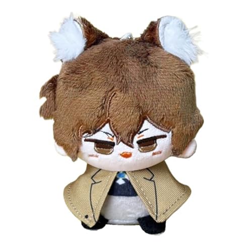 Bungo Strays Dogs Plüschpuppe Anime Bungo Strays Dogs Niedlich Figuren Plüsch - 12 cm Kuscheltier, Mehrfarbig (Mehrfarbig-A) von CHENJIRA
