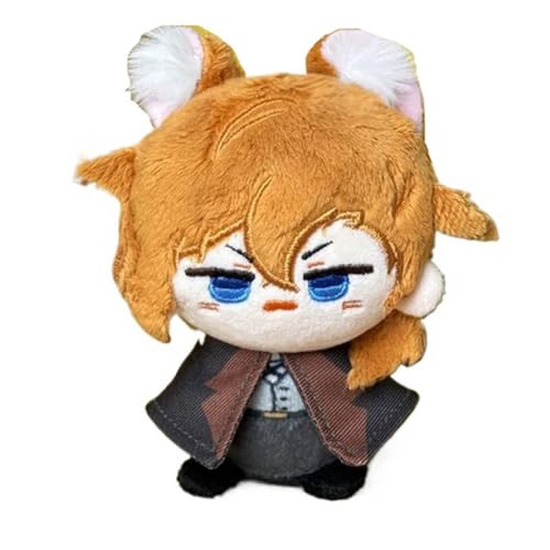 Bungo Strays Dogs Plüschpuppe Anime Bungo Strays Dogs Niedlich Figuren Plüsch - 12 cm Kuscheltier, Mehrfarbig (Mehrfarbig-B) von CHENJIRA