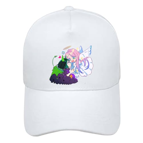 CHENJIRA Alien Stages Hüte Anime Figuren Cosplay Sun Hat Verstellbare Sommer Baseballmütze Bunt Bedruckter Hut (B) von CHENJIRA