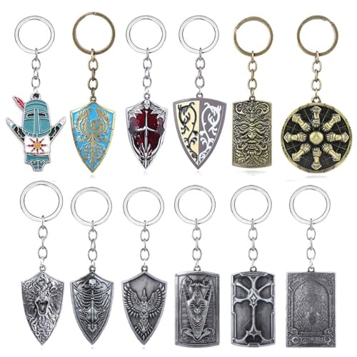 CHENJIRA Darksoul Waffe Schlüsselanhänger Darksoul Cosplay Kette Schmuck Waffe Anhänger - Mehrfarbig 12 Set von CHENJIRA