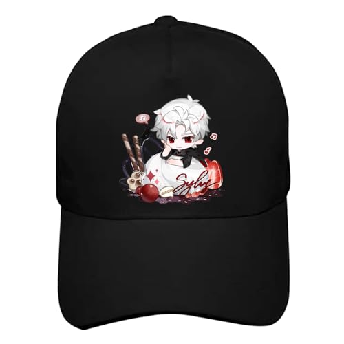 CHENJIRA Love Deepspace Hüte Anime Figuren Cosplay Sun Hat Verstellbare Sommer Baseballmütze Bunt Bedruckter Hut (C) von CHENJIRA