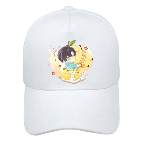 CHENJIRA Love Deepspace Hüte Anime Figuren Cosplay Sun Hat Verstellbare Sommer Baseballmütze Bunt Bedruckter Hut (D) von CHENJIRA