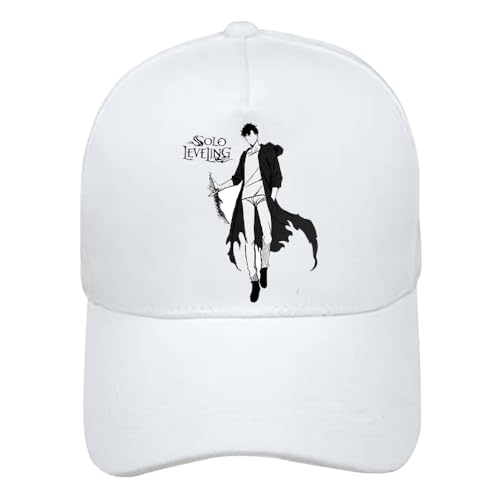 CHENJIRA Solo Levelings Hüte Anime Figuren Cosplay Sun Hat Verstellbare Sommer Baseballmütze Bunt Bedruckter Hut (A) von CHENJIRA