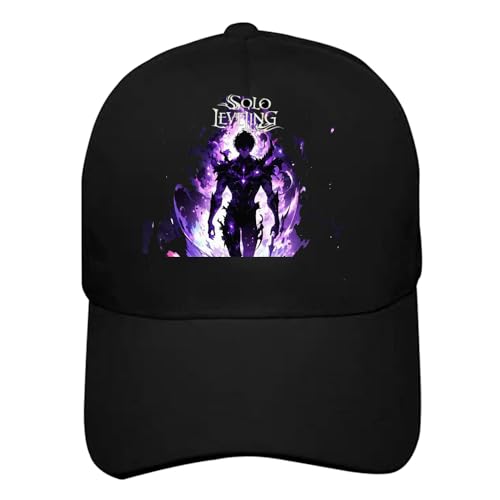 CHENJIRA Solo Levelings Hüte Anime Figuren Cosplay Sun Hat Verstellbare Sommer Baseballmütze Bunt Bedruckter Hut (C) von CHENJIRA