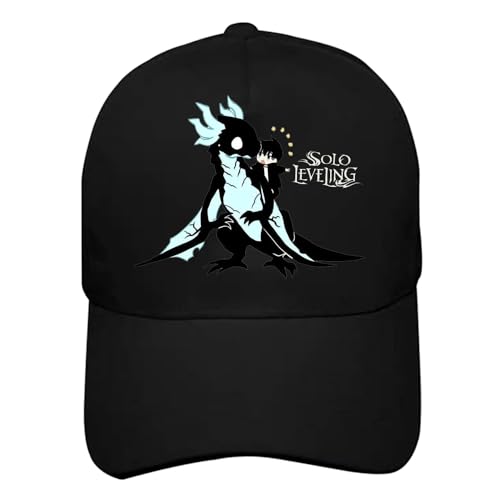 CHENJIRA Solo Levelings Hüte Anime Figuren Cosplay Sun Hat Verstellbare Sommer Baseballmütze Bunt Bedruckter Hut (E) von CHENJIRA