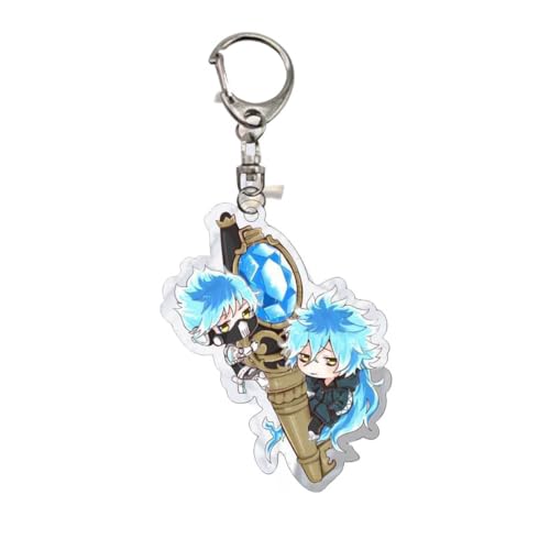 CHENJIRA Twisted Wonderlands Figuren Schlüsselanhänger Niedlicher Charakter Cosplay Acryl Kette Schmuck (B) von CHENJIRA