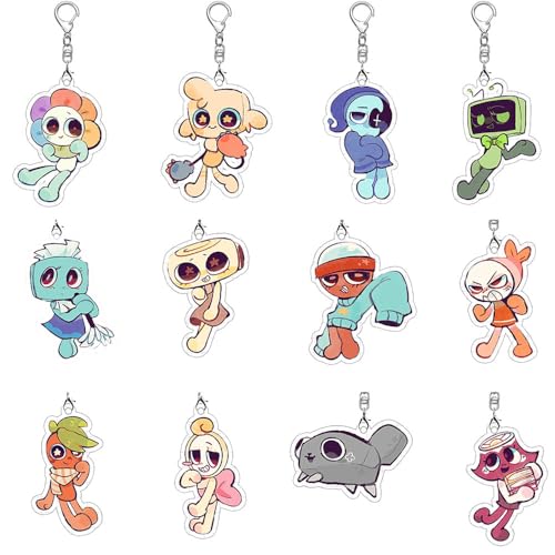 Dandys Figuren Schlüsselanhänger Niedlicher Charakter Cosplay Kette Schmuck - Acryl Mehrfarbig 12 Set Dandys Figuren Schlüsselanhänger Niedlicher Charakter Cosplay Kette Schmuck - Acryl Mehrfarbig 12 Set von CHENJIRA