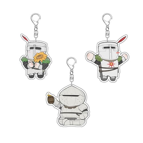 Darksoul Figuren Schlüsselanhänger Niedlicher Charakter Cosplay Kette Schmuck - Acryl Mehrfarbig 3 Set Darksoul Figuren Schlüsselanhänger Niedlicher Charakter Cosplay Kette Schmuck - Acryl Mehrfarbig 3 Set von CHENJIRA