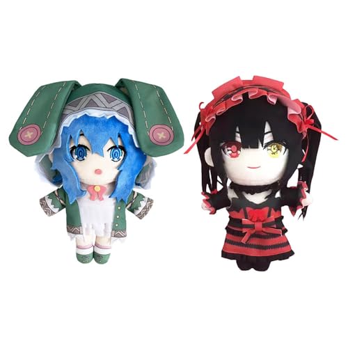Date A Lives Figuren Plüschpuppe TokisakiKurumi HimekawaYoshino Plüsch - 7.9 Inch / 20 cm Kuscheltier, Mehrfarbig, 2 Set von CHENJIRA
