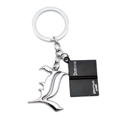 Dead Notes Anhänger Anime Charakter Cosplay Kette Schmuck - Metall, Mehrfarbig, 2 in 1 (A) von CHENJIRA