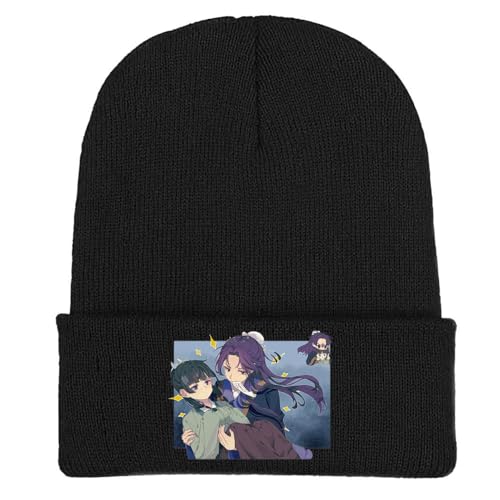 Die Tagebücher Der Apothekerin Strickmütze - Anime Figuren Warme Winter Mütze - Weiche Thermo Strickmütze Für Outdoor Sportarten (Multicolore-D) von CHENJIRA