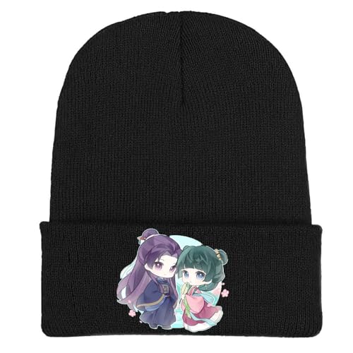 Die Tagebücher Der Apothekerin Strickmütze - Anime Figuren Warme Winter Mütze - Weiche Thermo Strickmütze Für Outdoor Sportarten (Multicolore-E) von CHENJIRA