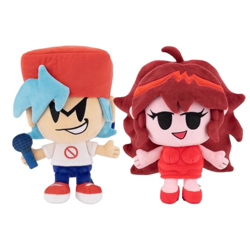 FridayFunkin Boyfriend Girlfriend Plüschpuppe Niedlich Figuren Spiel Plüsch - 7.87 Inch / 20 cm Kuscheltier, Mehrfarbig, 2 Set von CHENJIRA