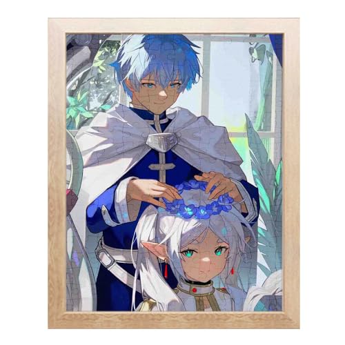Frieren Beyond Journal End Anime Puzzle - Frieren Figur Holz Puzzles 120pcs 20 * 25cm (A) von CHENJIRA