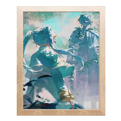Frieren Beyond Journal End Anime Puzzle - Frieren Figur Holz Puzzles 120pcs 20 * 25cm (B) von CHENJIRA