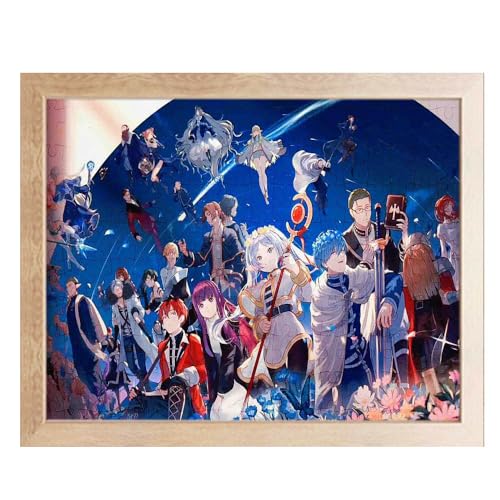 Frieren Beyond Journal End Anime Puzzle - Frieren Figur Holz Puzzles 120pcs 20 * 25cm (E) von CHENJIRA