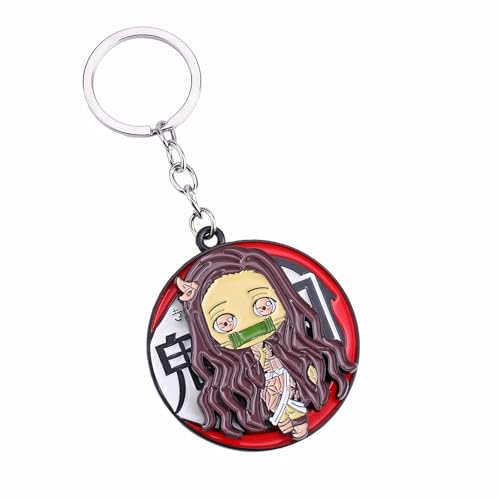 Ghost Killing Figuren Anhänger Tanjirou Nezuko Cosplay Zubehör Metal Kette Schmuck (N) von CHENJIRA