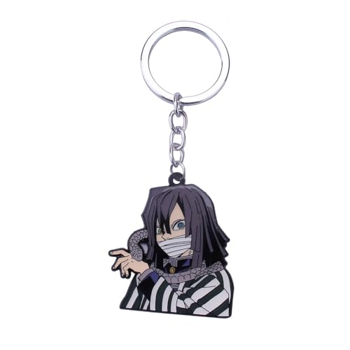 Ghost Killing Figuren Anhänger Tanjirou Obanai Cosplay Zubehör Metal Kette Schmuck (O) von CHENJIRA