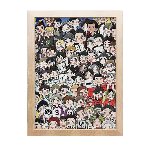 Haikyus Anime Puzzle - Haikyuuuu Figur Holz Puzzles 120pcs 20 * 25cm (C) von CHENJIRA
