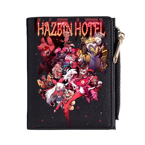 HazbinsHotel Geldbörse Cartoon HazbinsHotel Poster Mehrschichtige Geldbeutel Bunt Bedruckte Aufbewahrungstasche (A) von CHENJIRA