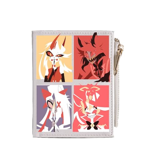 HazbinsHotel Geldbörse Cartoon HazbinsHotel Poster Mehrschichtige Geldbeutel Bunt Bedruckte Aufbewahrungstasche (B) von CHENJIRA