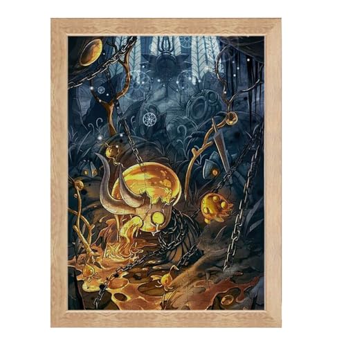 Hollow Night Puzzle - The Knight Holz Puzzles 120pcs 20 * 25cm (C) von CHENJIRA