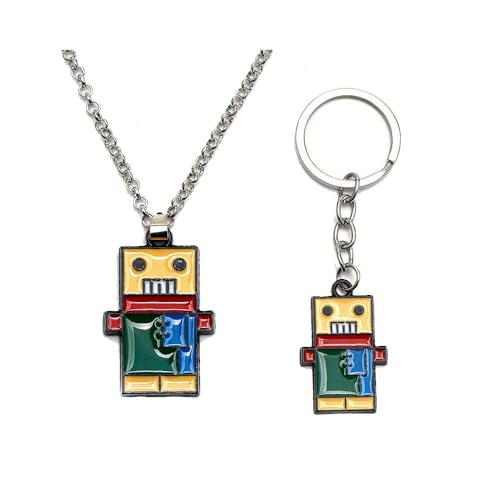 Hunterxhunter Halskette Schlüsselanhänger 2 Set Figuren GonFreecss KilluaZoldyck Cosplay Kette Schmuck Metall Anhänger (C) von CHENJIRA