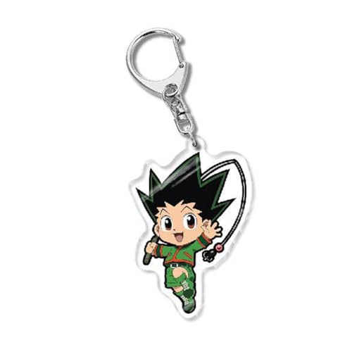 Hunterxhunter Schlüsselanhänger Niedlich Charakter Cosplay Zubehör Hunterxhunter Kette Schmuck Tasche Zubehör (A) von CHENJIRA