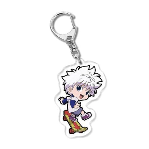 Hunterxhunter Schlüsselanhänger Niedlich Charakter Cosplay Zubehör Hunterxhunter Kette Schmuck Tasche Zubehör (B) von CHENJIRA