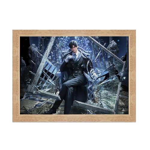 Love Deepspace Anime Puzzle - Deepspace Sylus Figur Holz Puzzles 120pcs 20 * 25cm (C) von CHENJIRA